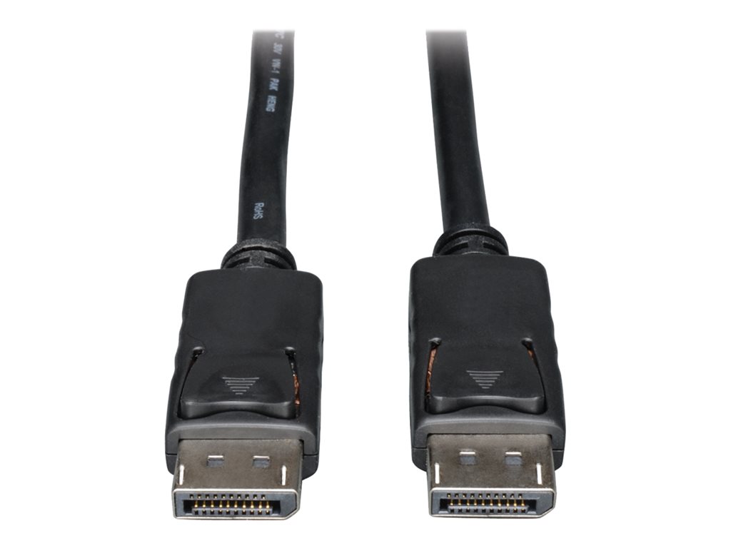 Eaton Tripp Lite Series DisplayPort Cable with Latching Connectors, 4K 60 Hz (M / M), Black, 3 ft. (0.91 m) - DisplayPort-Kabel - DisplayPort (M) zu DisplayPort (M) - 91 cm - Schwarz